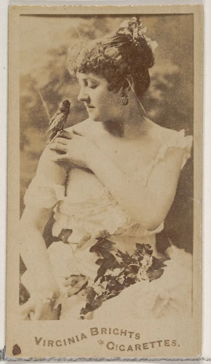 From the Actors and Actresses series (N45, Type 5) for Virginia Brights Cigarettes — Allen & Ginter