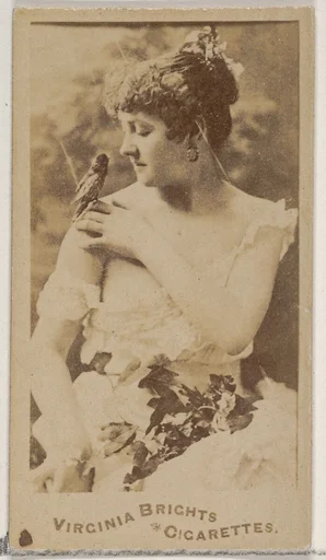 From the Actors and Actresses series (N45, Type 5) for Virginia Brights Cigarettes