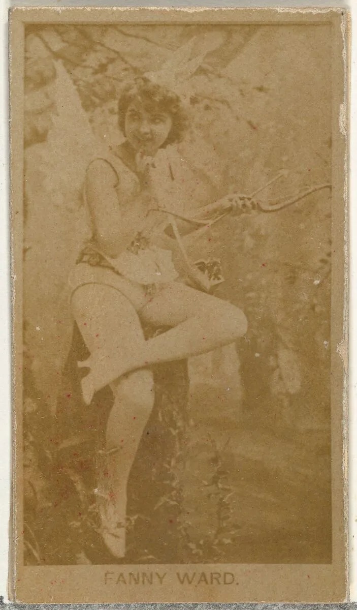 Fanny Ward, from the Actors and Actresses series (N145-8) issued by Duke Sons & Co. to promote Duke Cigarettes — American Tobacco Company|W. Duke, Sons & Co.