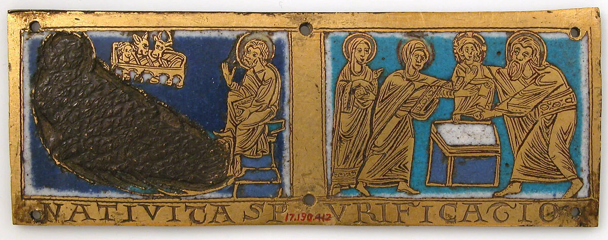 Plaque from a Portable Altar with Scenes from the Life of Jesus — Unknown