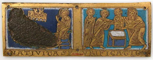 Plaque from a Portable Altar with Scenes from the Life of Jesus
