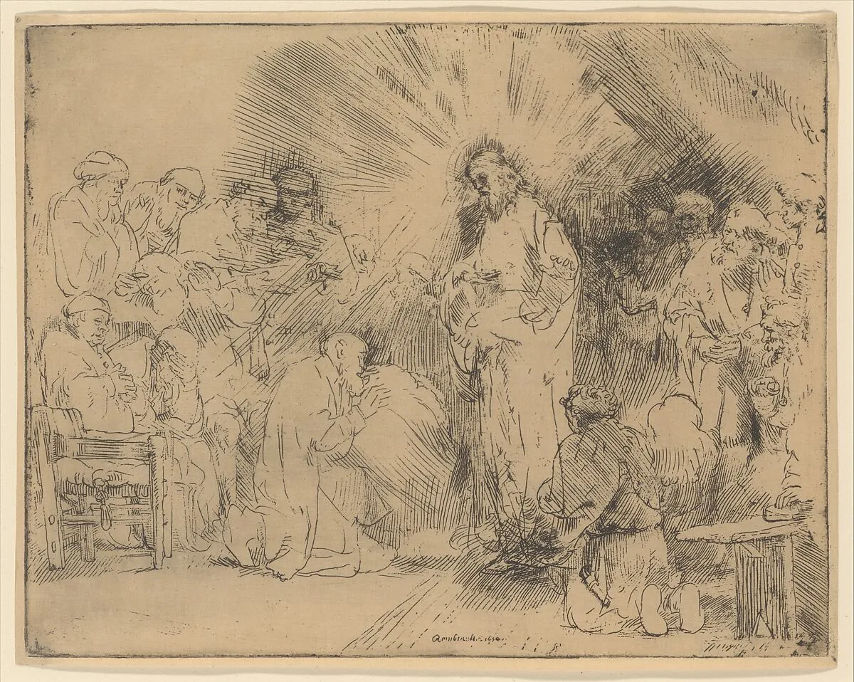 Christ Appearing to the Apostles — Rembrandt (Rembrandt van Rijn)