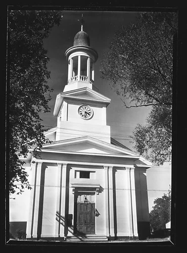 [Church with Paired, Recessed Doric Columns]