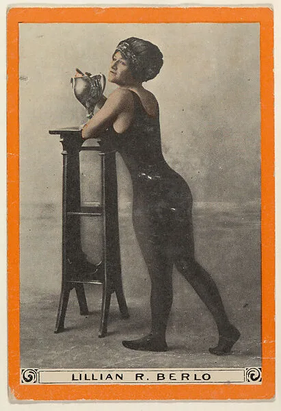 Lillian R. Berlo, No. 48, Speed Strokes, from the Champion Women Swimmers series (T221), issued by Pan Handle Scrap — Pan Handle Scrap Company