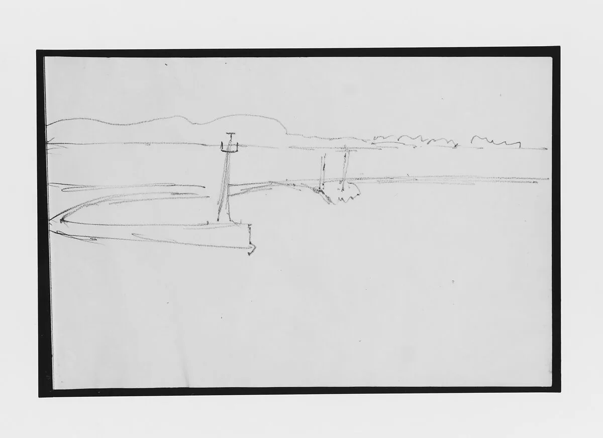 Landscape Study (from Sketchbook) — Mary Newbold Sargent