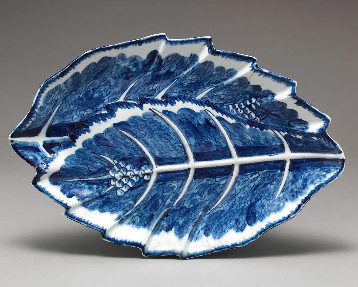 Dish (one of a pair) — Bow Porcelain Factory