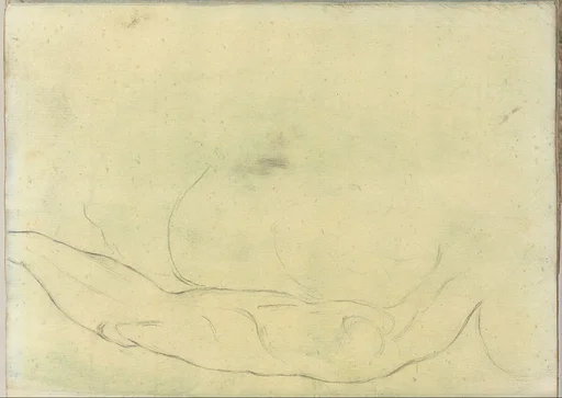 Sketches of Male Bodies, possibly after Michelangeolo (Smaller Italian Sketchbook, leaf 18 recto)