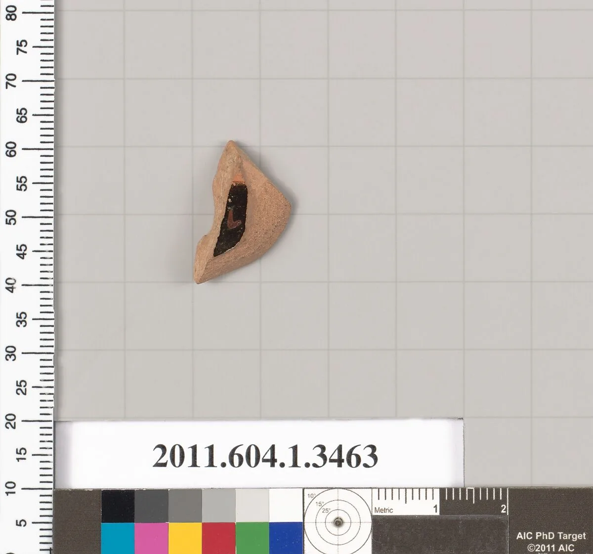 Terracotta fragment of a kylix (drinking cup) — Unknown