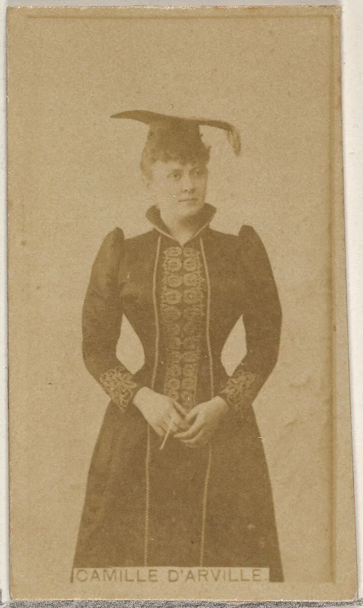 Camille D' Arville, from the Actors and Actresses series (N45, Type 8) for Virginia Brights Cigarettes — Allen & Ginter