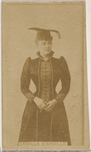 Camille D' Arville, from the Actors and Actresses series (N45, Type 8) for Virginia Brights Cigarettes
