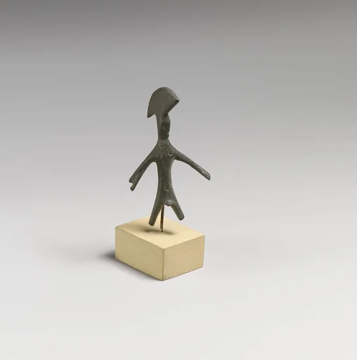 Statuette of striding warrior (Ares?)