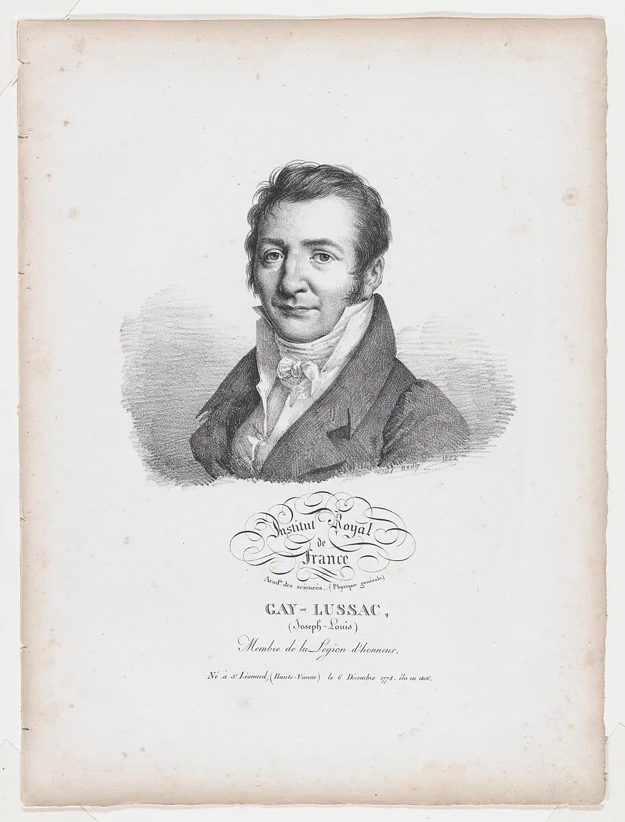 Portrait of Joseph-Louise Gay Lussac — Jules Boilly