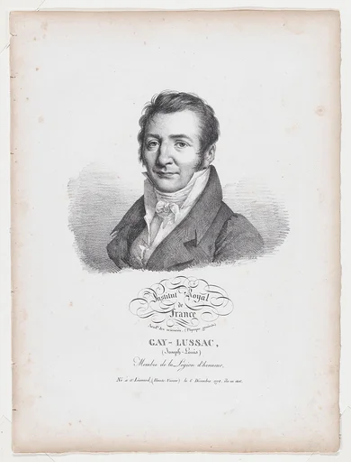 Portrait of Joseph-Louise Gay Lussac