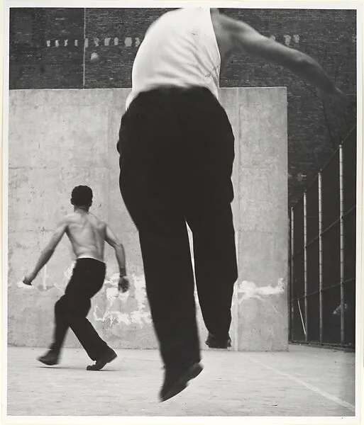 Handball Players, Lower East Side, New York — Leon Levinstein