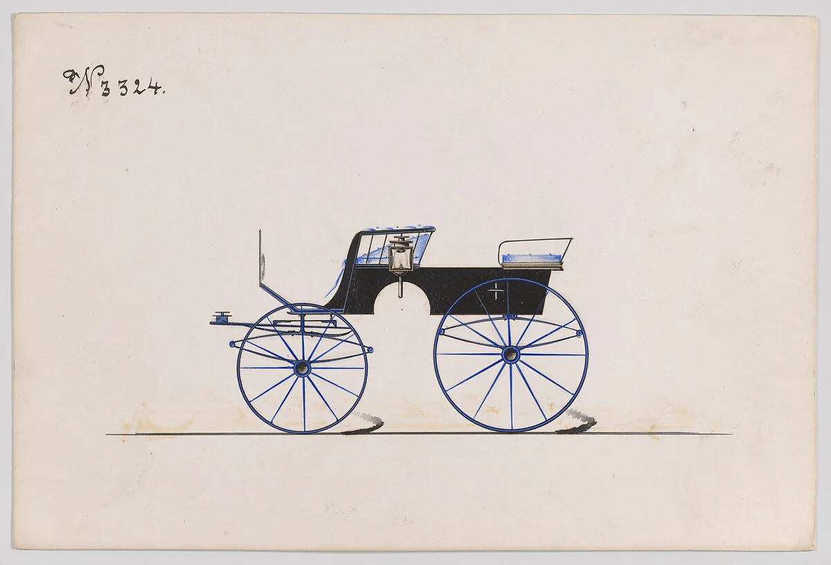 Design for T-Cart, no. 3324 — Brewster & Co.