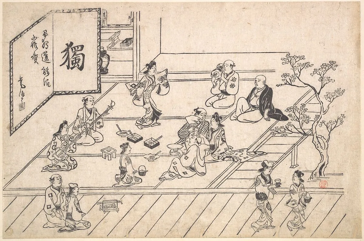 Untitled — Hishikawa Moronobu 菱川師宣