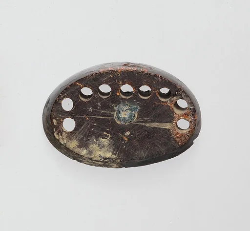 Segment from a bronze fibula (safety pin)