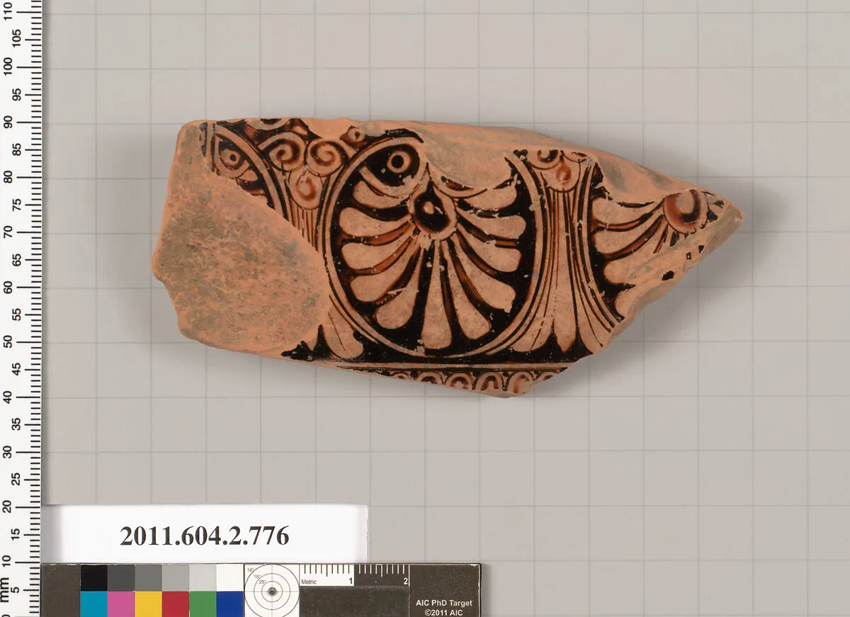 Terracotta fragment of a calyx-krater (bowl for mixing wine and water) — Unknown