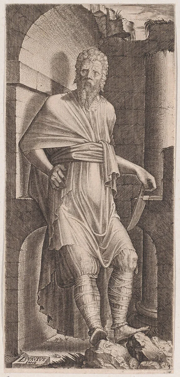 St. Bartholomew, from Christ, the Twelve Apostles and St. Paul — Lambert Suavius