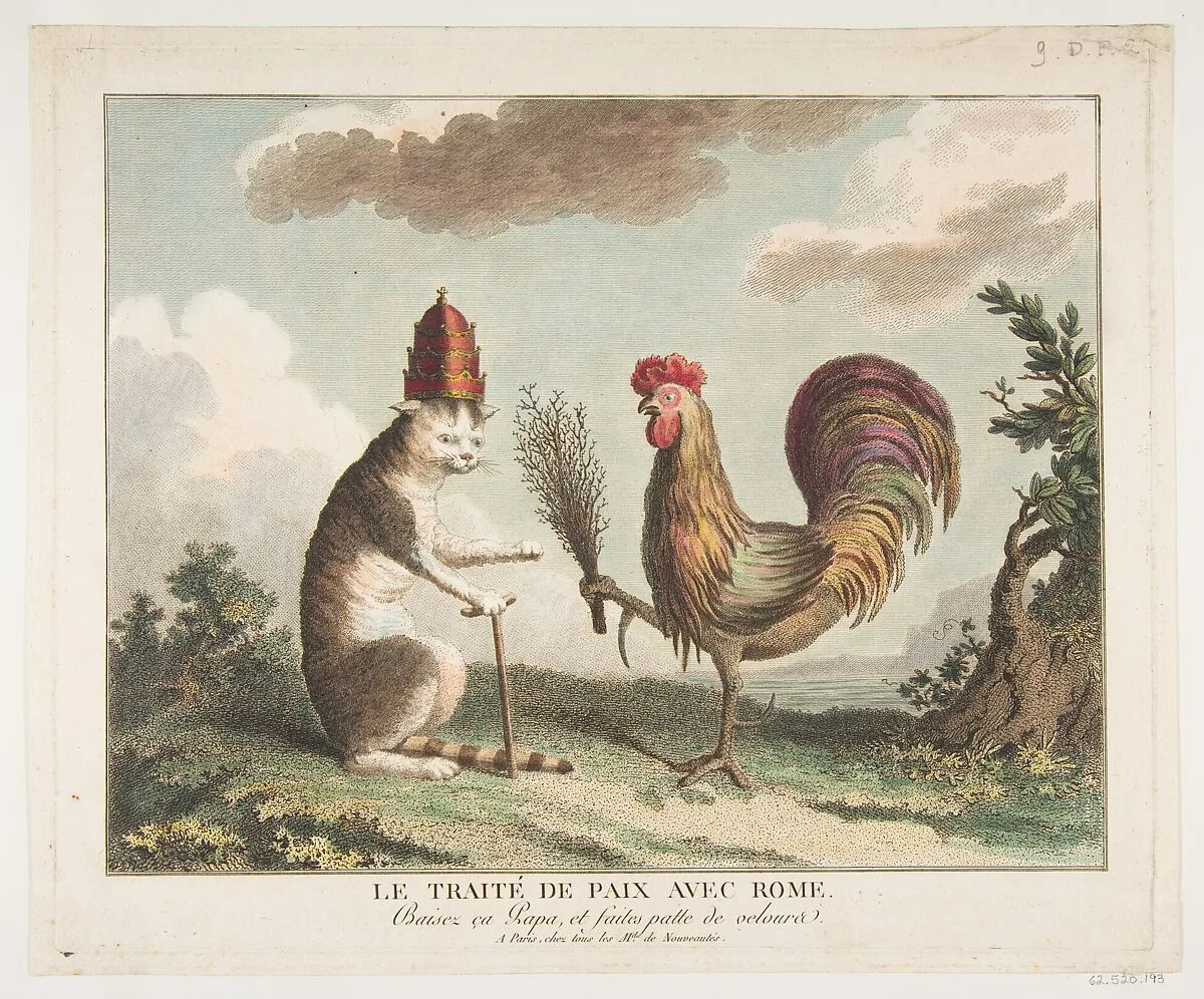 Le Traité de Paix avec Rome (The Peace Treaty with Rome) — Anonymous, French, 18th century