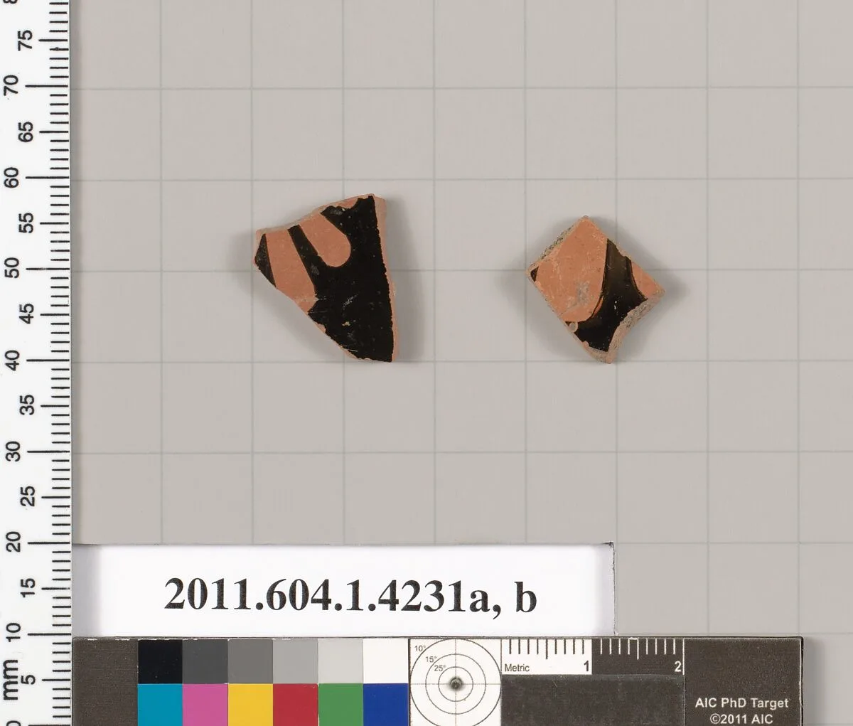 Terracotta fragments of kylikes (drinking cups) — Unknown