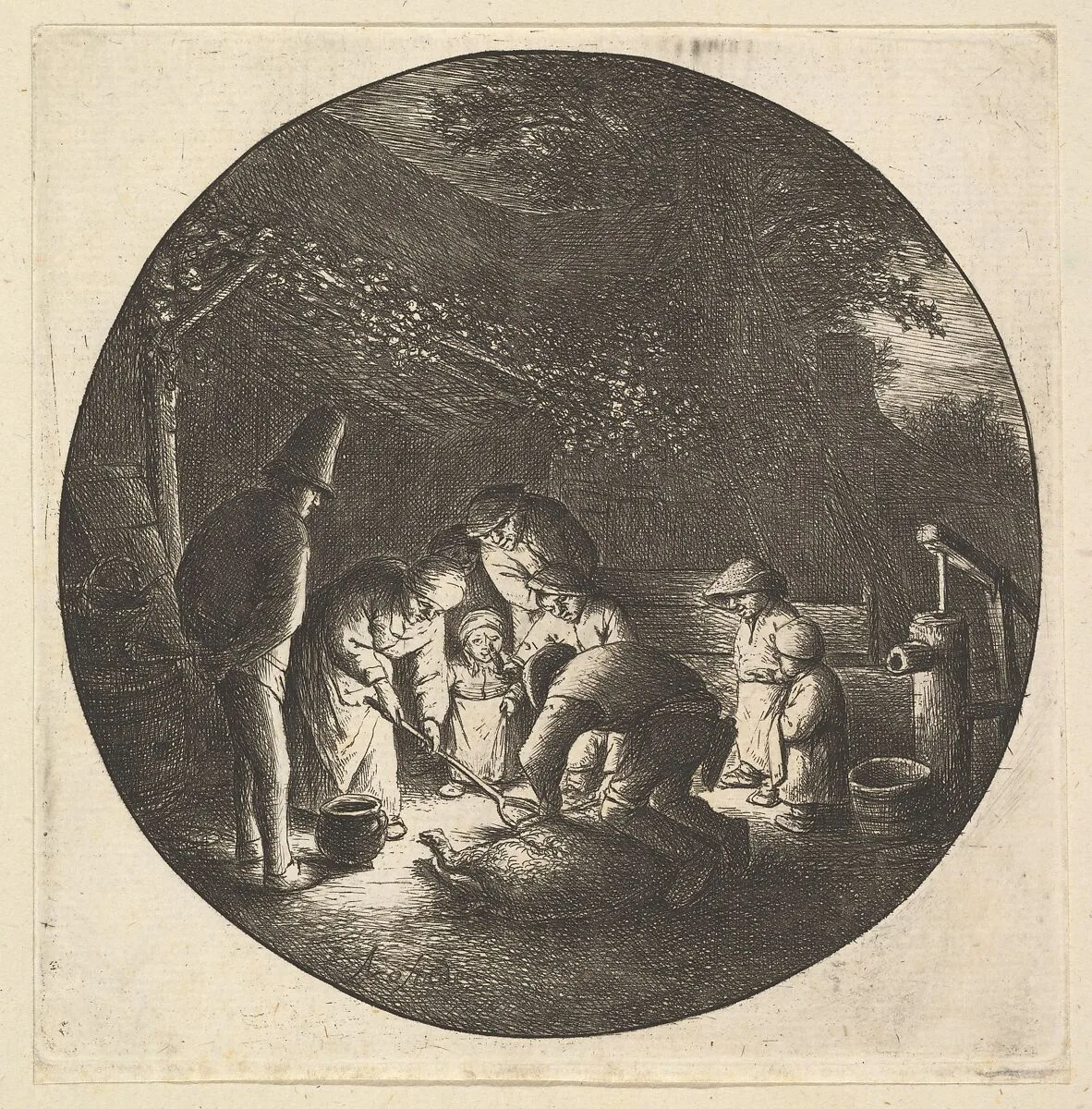 Pork Butcher — Adriaen van Ostade