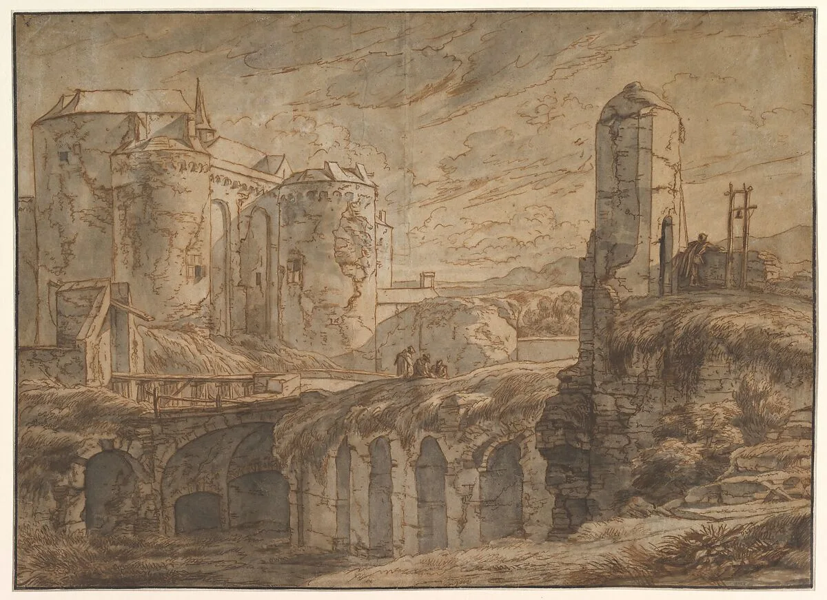 The Gate of Bruges at Sluis — Hendrick van Minderhout