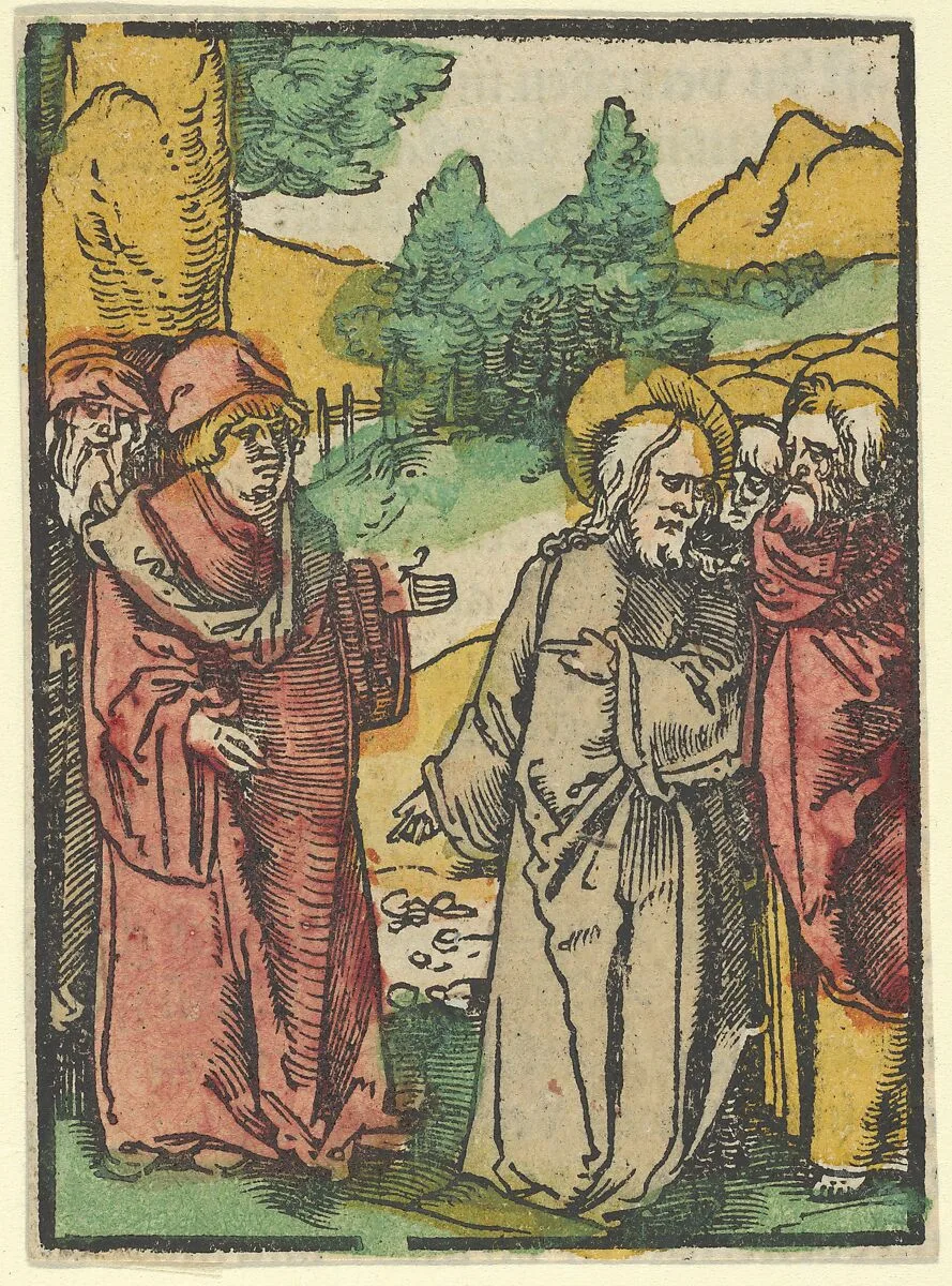 Christ Warning the Disciples of False Prophets, from Das Plenarium — Hans Schäufelein|Adam Petri