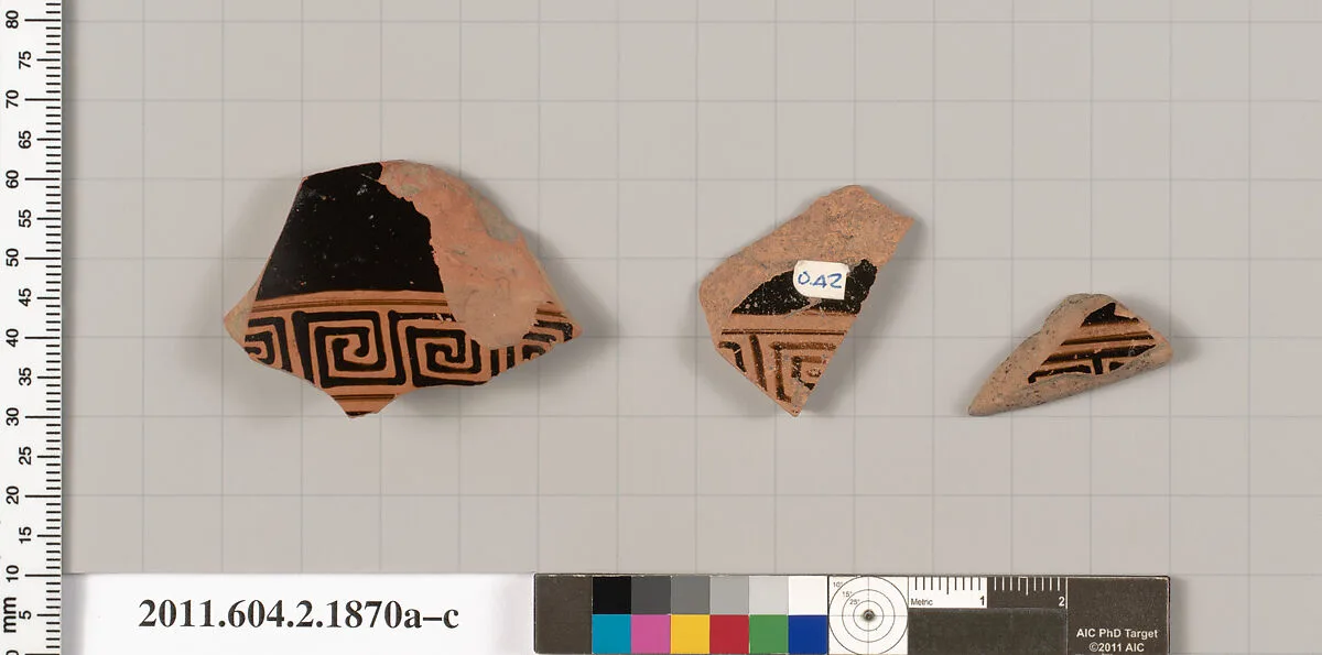 Terracotta fragments of skyphoi (deep drinking cups) — Unknown