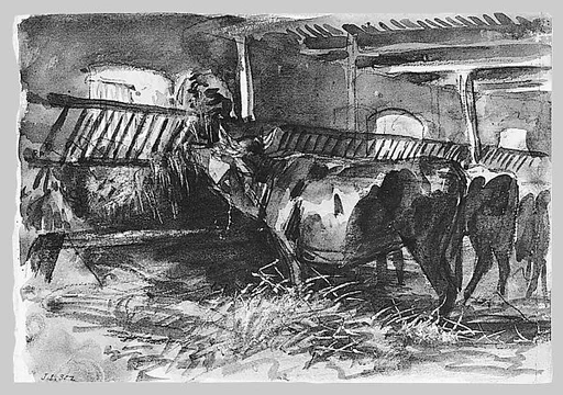 Cattle in a Stable