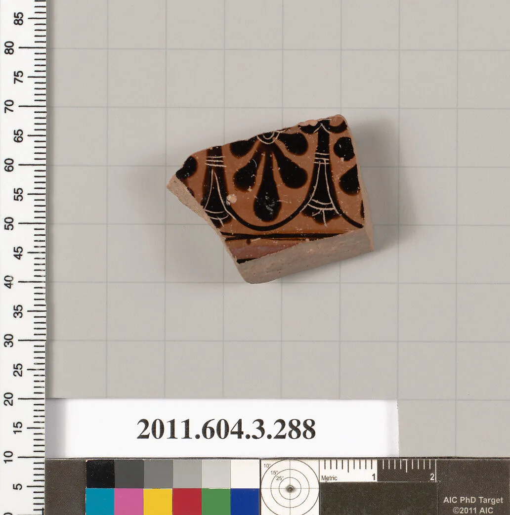Terracotta fragment of a neck-amphora (jar) — Unknown