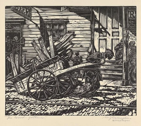 The Wood Gathers — Michael J. Gallagher|WPA