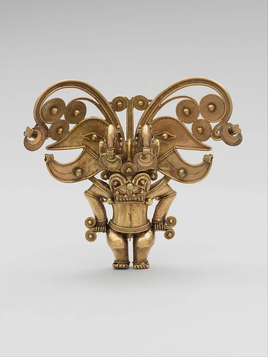 Masked Figure Pendant — Unknown