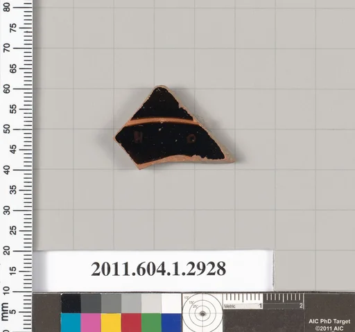 Terracotta fragment of a kylix (drinking cup)