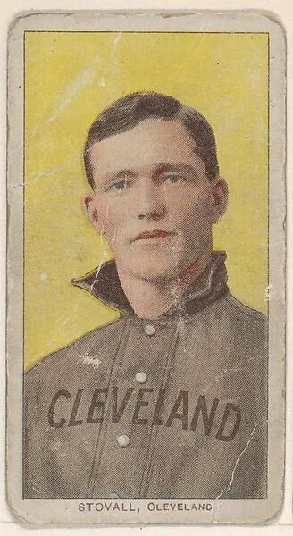 Stovall, Cleveland, from the White Border series (T206) for the American Tobacco Company — American Tobacco Company