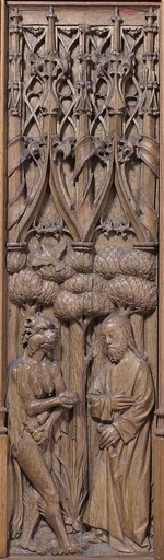 Panel with the Temptation of Christ