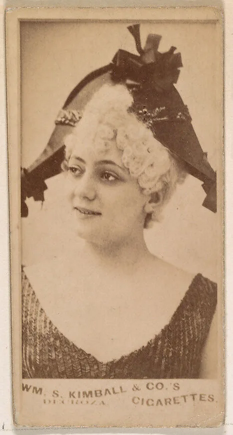 Miss Decroza, from the Actresses series (N203) issued by Wm. S. Kimball & Co. — William S. Kimball & Company