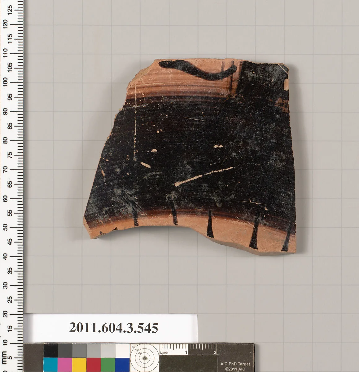 Terracotta fragment of a column-krater (bowl for mixing wine and water) — Unknown