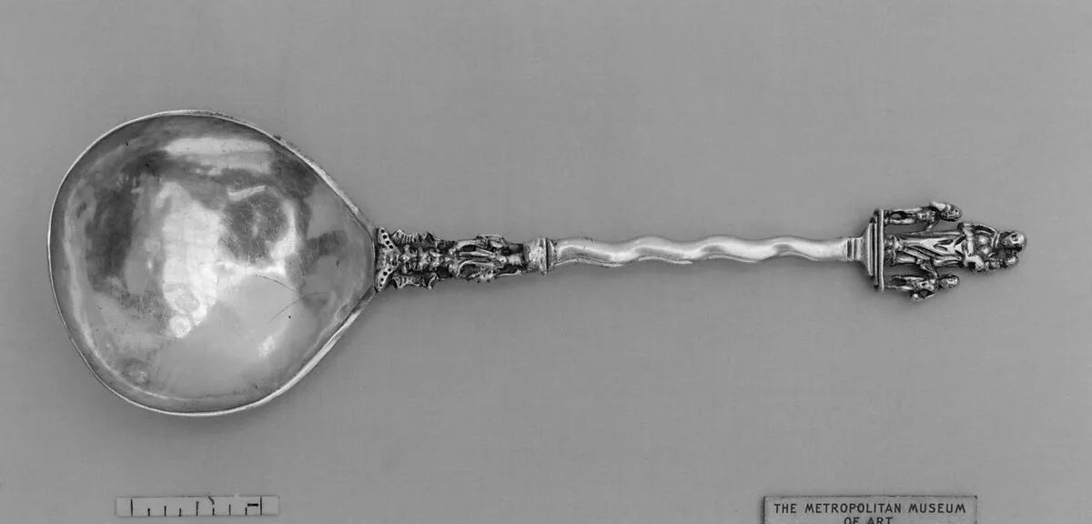Figure-top spoon — Unknown