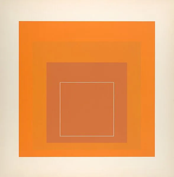 Proof for White Line Square series — Josef Albers|Gemini G.E.L.|Kenneth E. Tyler