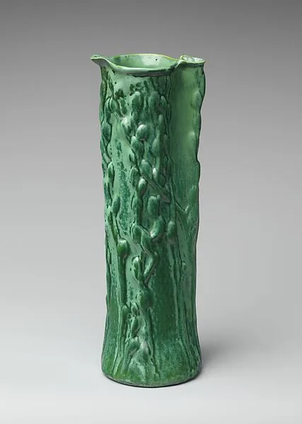 Vase with pussy willow — Tiffany Studios