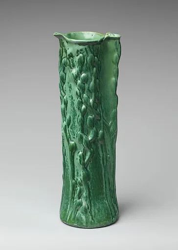 Vase with pussy willow