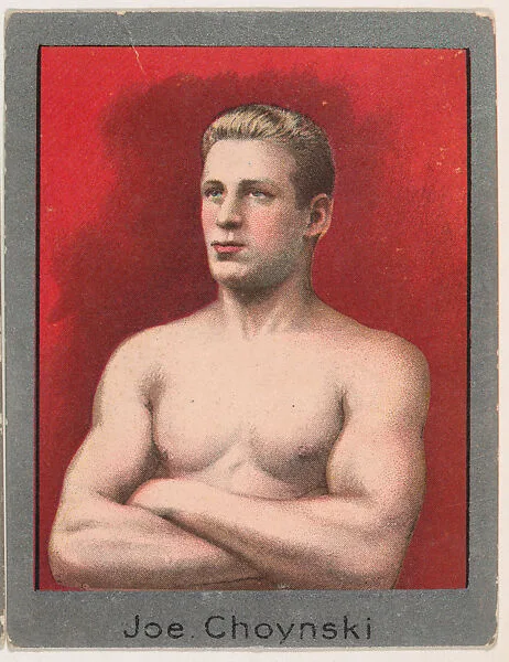 Joe Choynski, from the Champion Athlete and Prize Fighter series (T220), issued by Mecca and Tolstoi Cigarettes — Tolstoi Cigarettes|Mecca Cigarettes