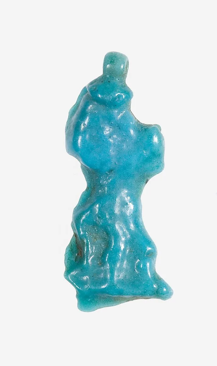 Amulet: Bes with tambourine — Unknown