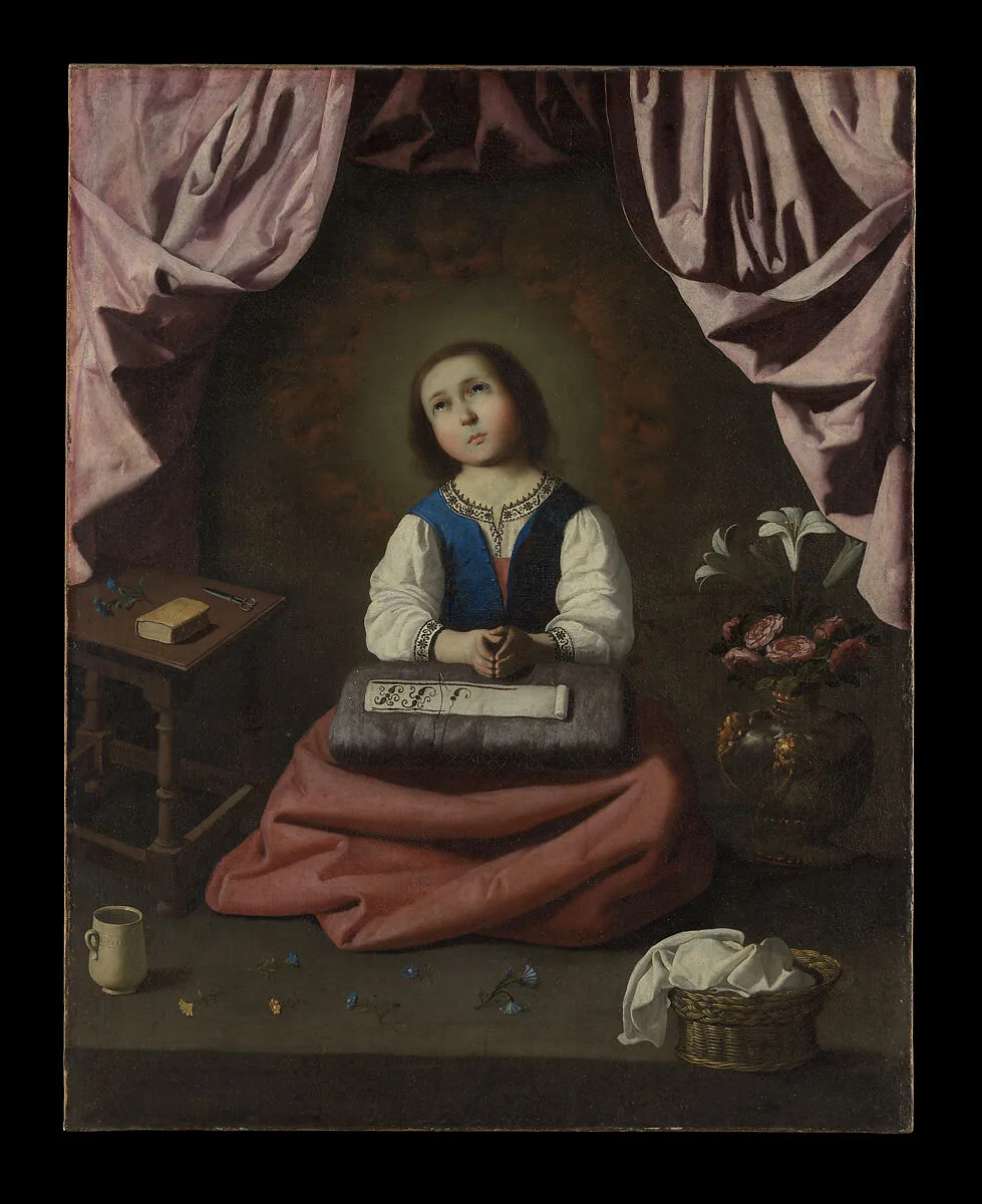 The Young Virgin — Francisco de Zurbarán