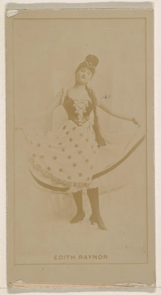 Edith Raynor, from the Actresses series (N245) issued by Kinney Brothers to promote Sweet Caporal Cigarettes — Kinney Brothers Tobacco Company