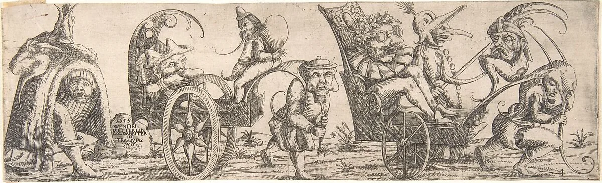 Procession of Monstrous Figures — Wendel Dietterlin, the Younger