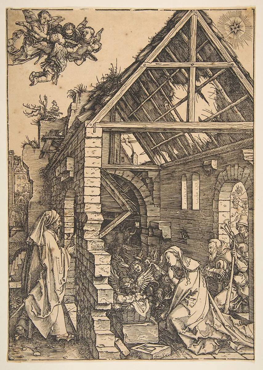 The Nativity, from The Life of the Virgin — Albrecht Dürer