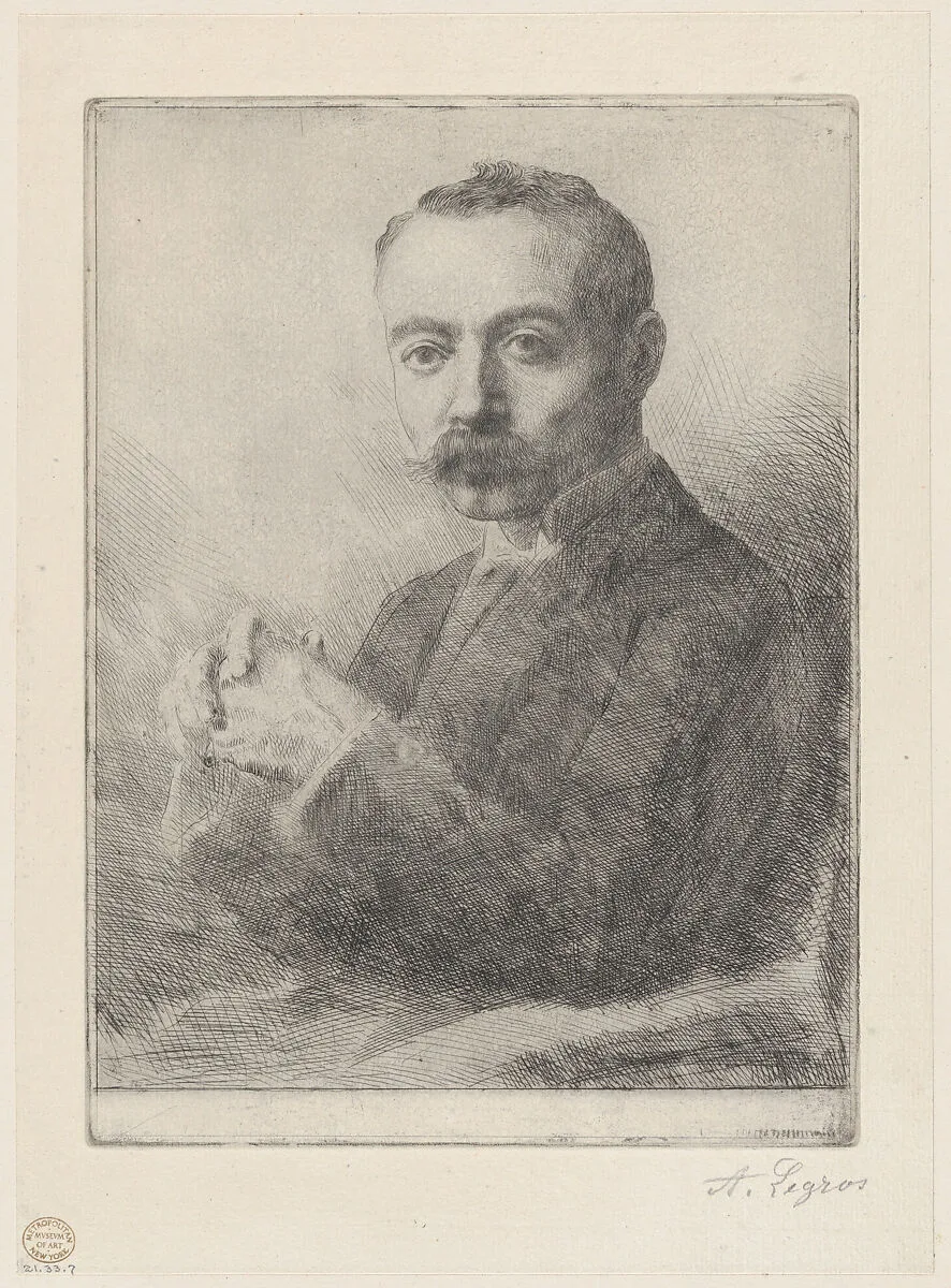 Portrait of Edward D. Adams — Alphonse Legros|Edward Dean Adams