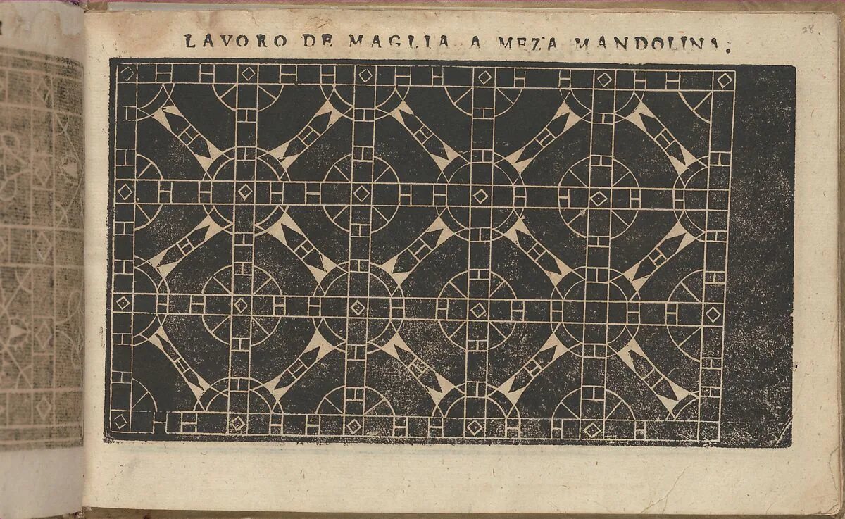 Studio delle virtuose Dame, page 28 (recto) — Isabella Catanea Parasole|Antonio Fachetti